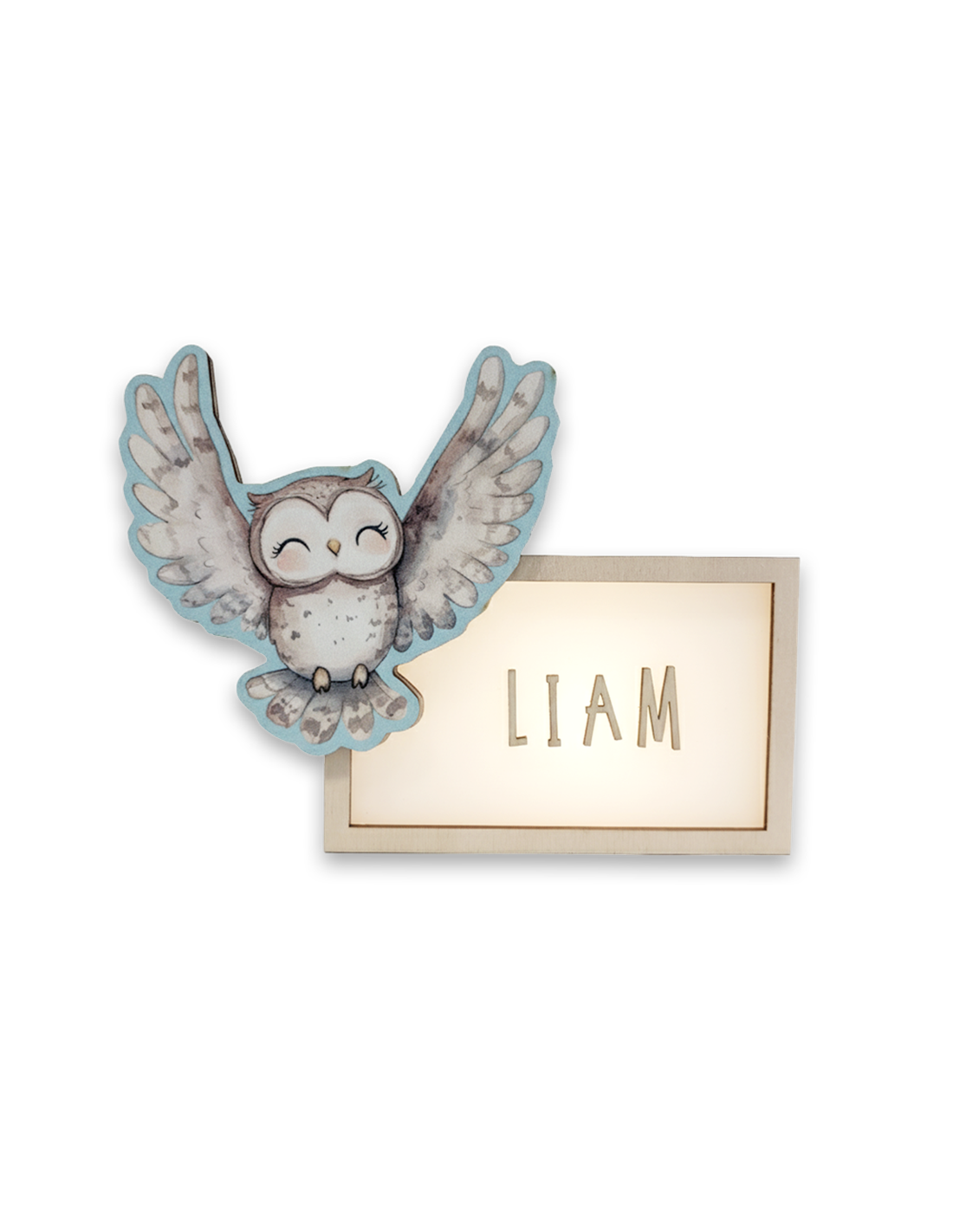 Lámpara Acuarela Búho