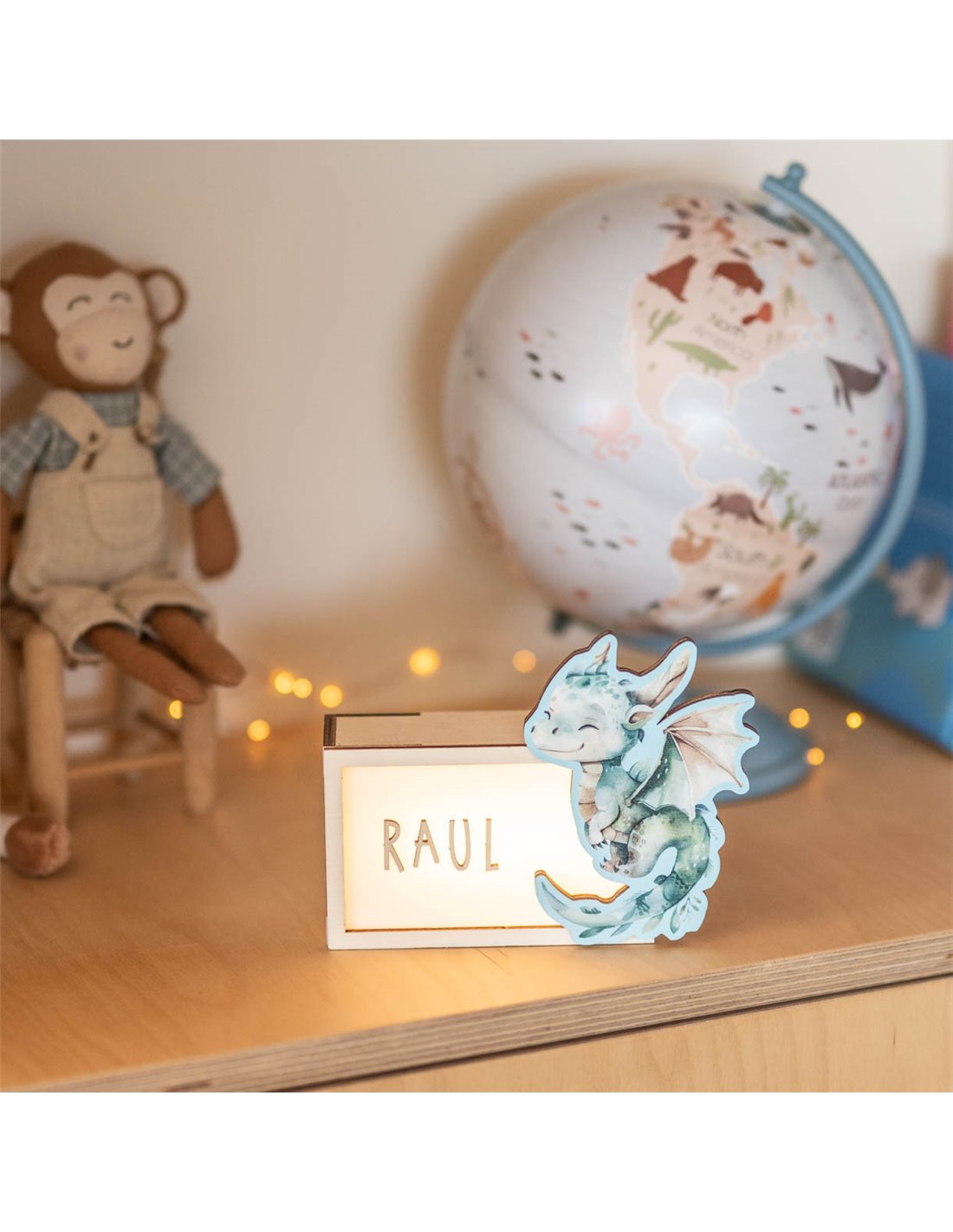 Lámpara Acuarela Dragón