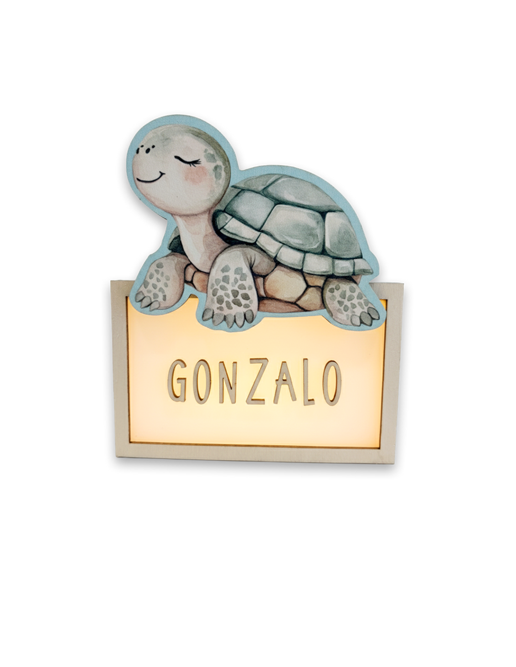 Lámpara Tortuga Acuarela