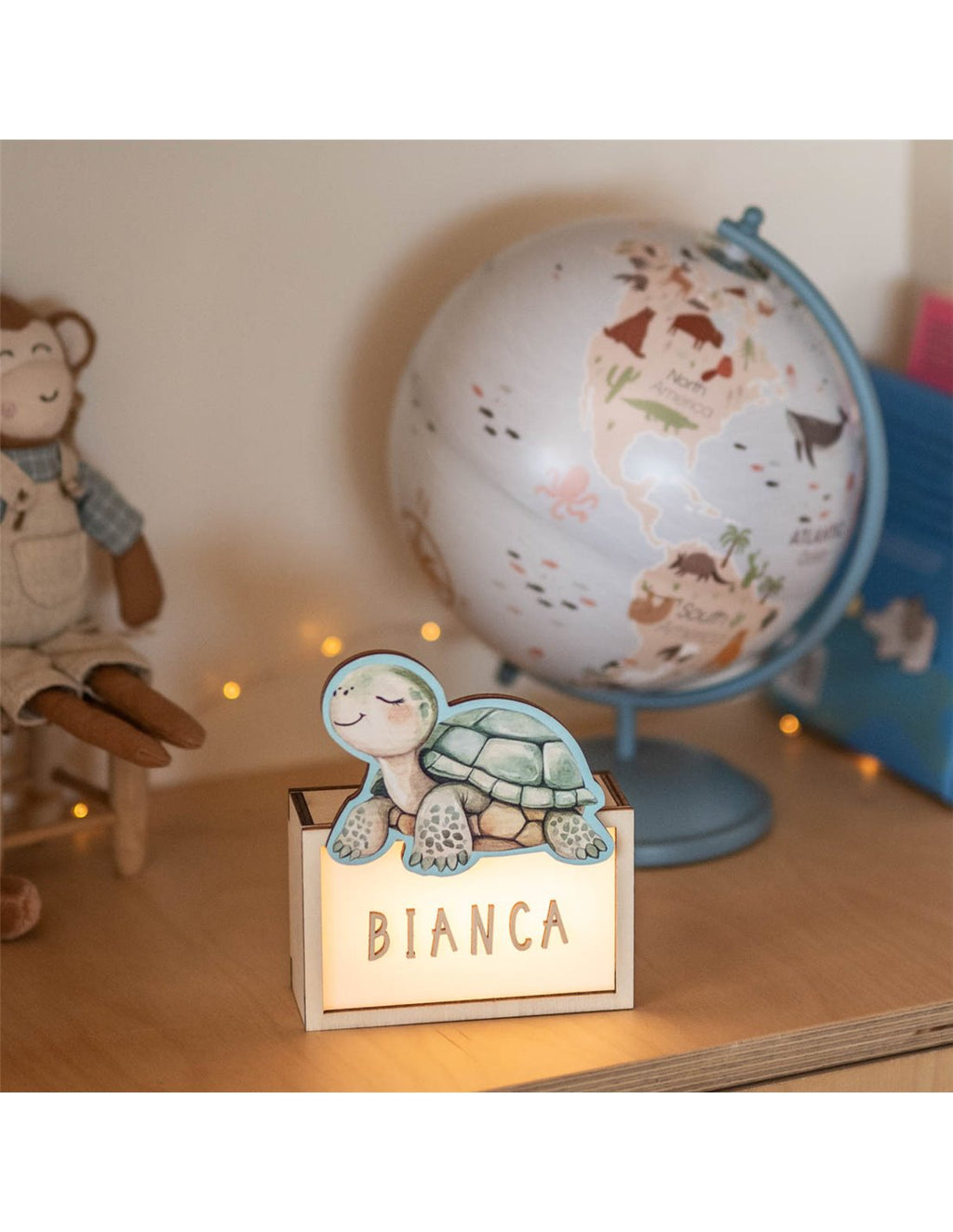 Lámpara Tortuga Acuarela